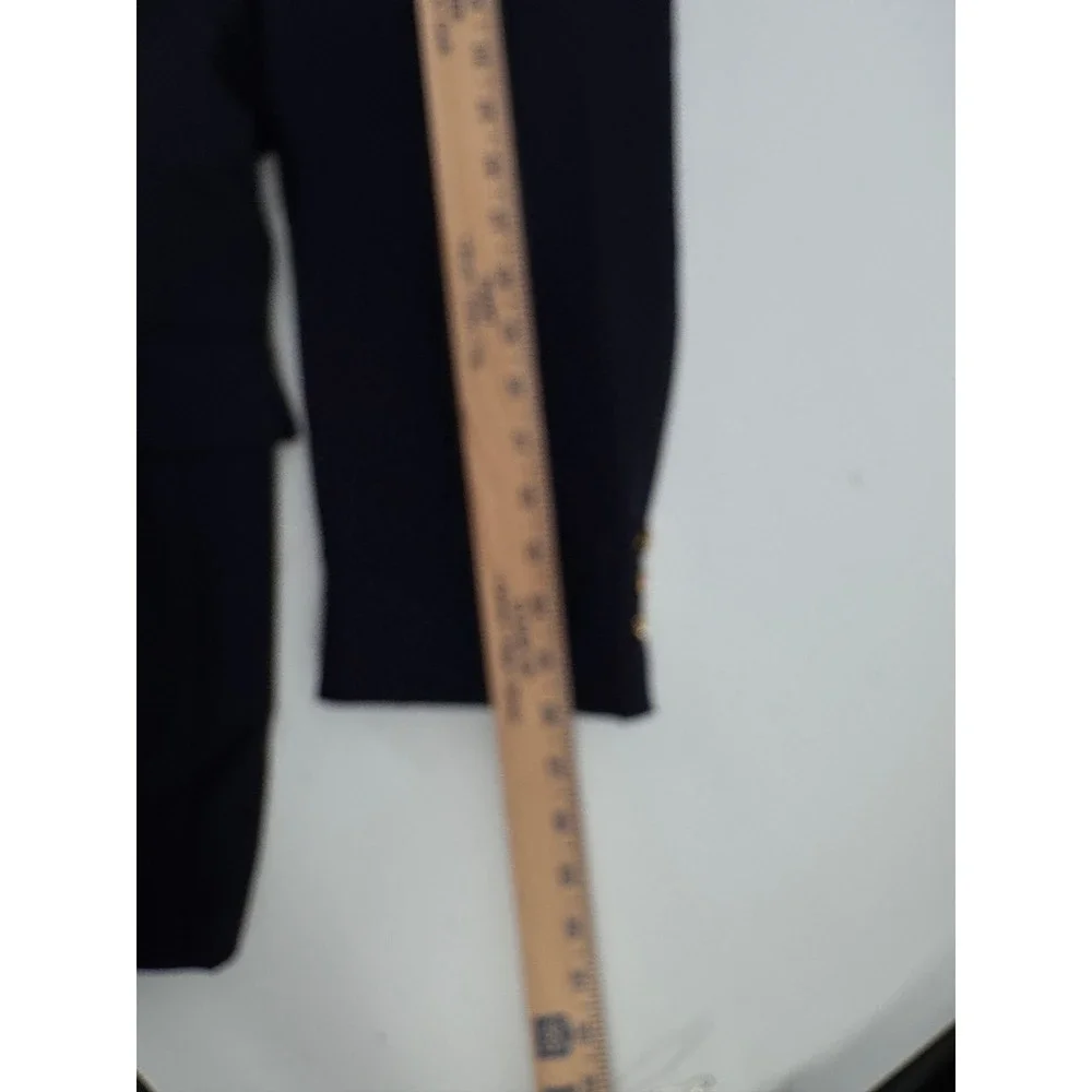 Burberrys Mens Blazer‎ SportsCoat Navy Blue Super 100s Wool USA Size 46